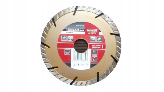 Ściernica diamentowa, segmentowa 125mm MODECO EXPERT
