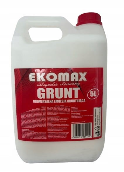 Uniwersalna emulsja gruntująca EKOMAX 5L