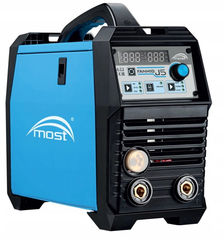 Półautomat spawalniczy MIG/MAG, MMA, TIG MOST 10-160 A 230 V