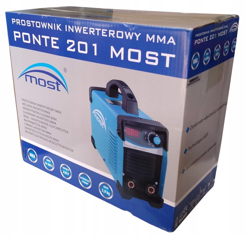 MOST PONTE 201 Spawarka inwertorowa 200A