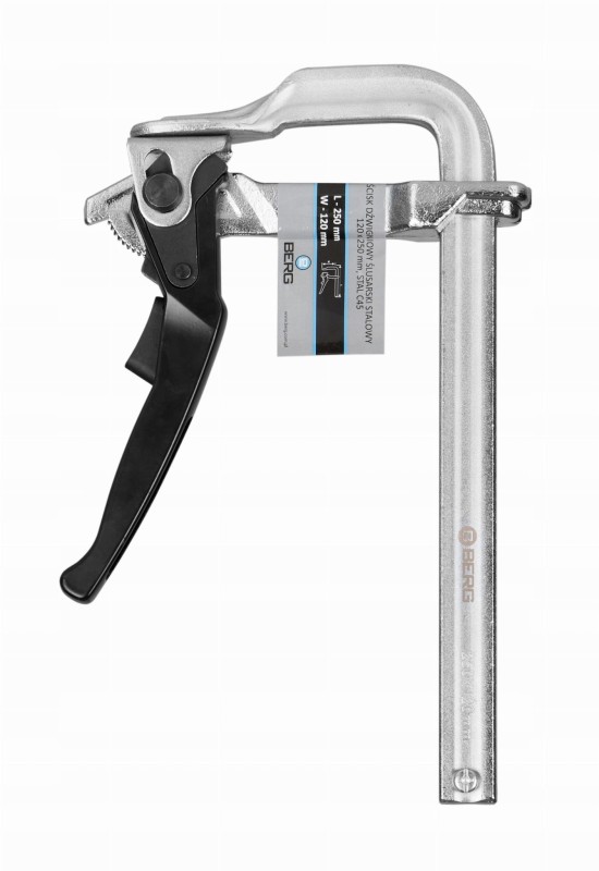 Ścisk dźwigniowy Berg 120 x 250 mm