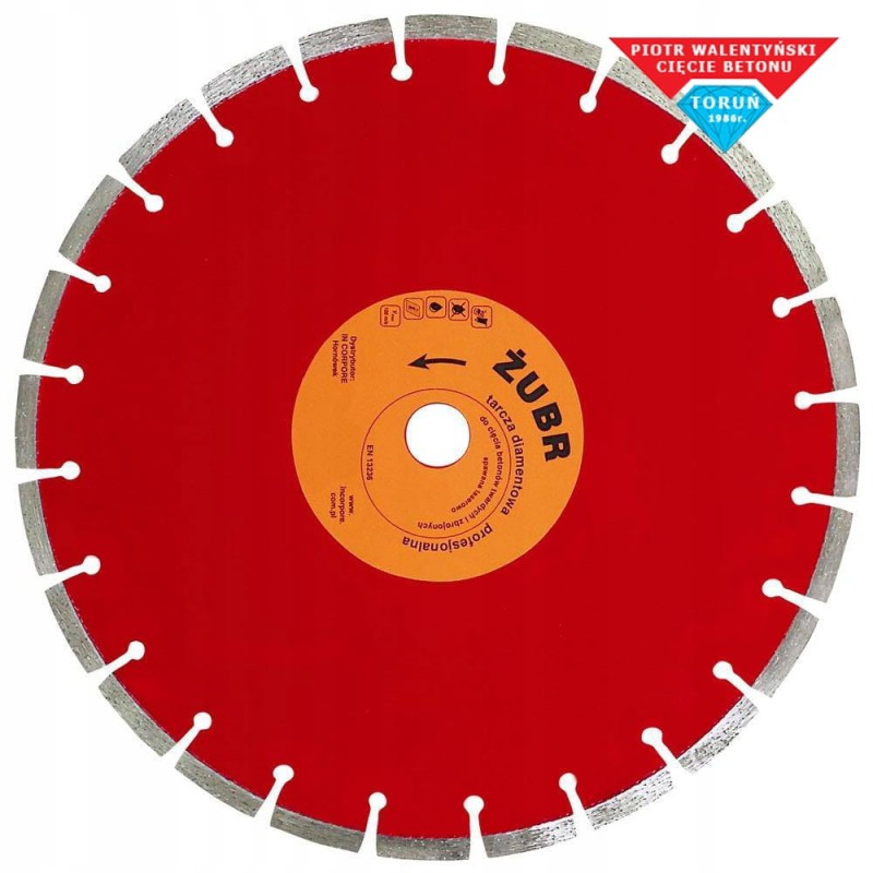 Tarcza PRO ŻUBR Fi 450x25,4 do Maszyn BETON ZBROJONY