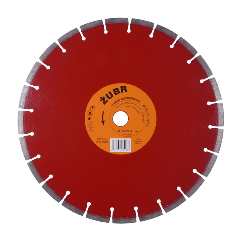 Tarcza PRO ŻUBR Fi 450x25,4 do Maszyn BETON ZBROJONY