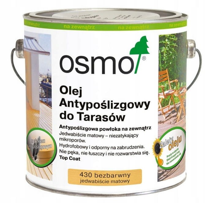 Osmo 430 - Olej Tarasowy Antypoślizgowy BEZBARWNY