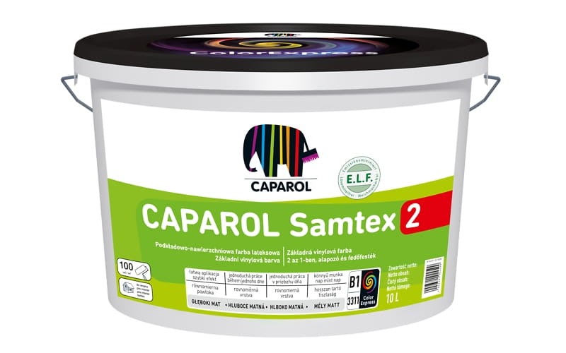 Caparol Samtex 2 - Podkładowa farba lateksowa do wnętrz biała