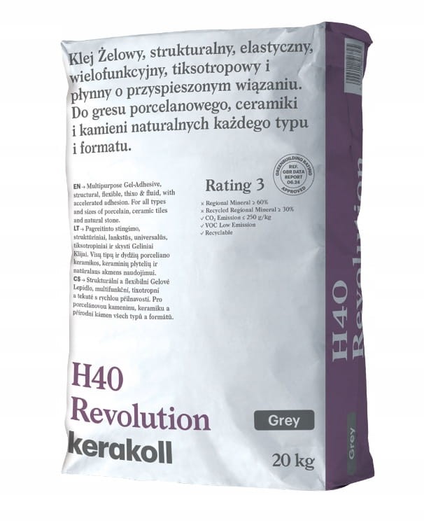 Kerakoll Superelastyczny KLEJ ŻELOWY H40 GEL KOLORY 20KG