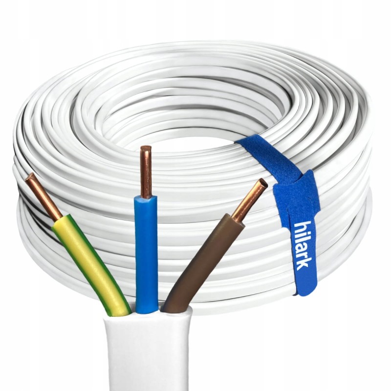 Przewód płaski Kabel instalacyjny YDYp 3x2,5 450/750V 10m