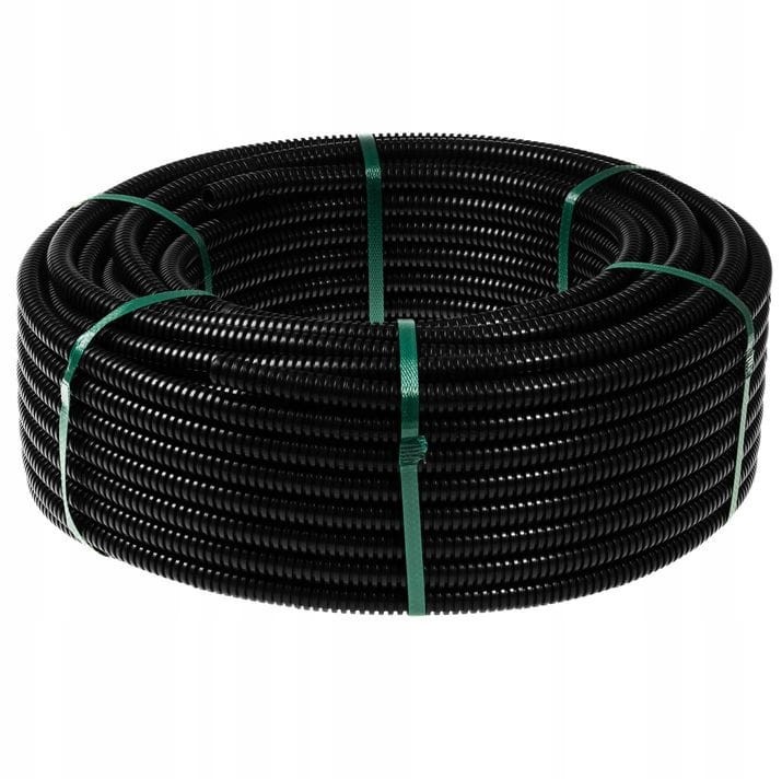 PESZEL rura karbowana PVC z pilotem FI 32mm 25m 750N UV FEPCT32