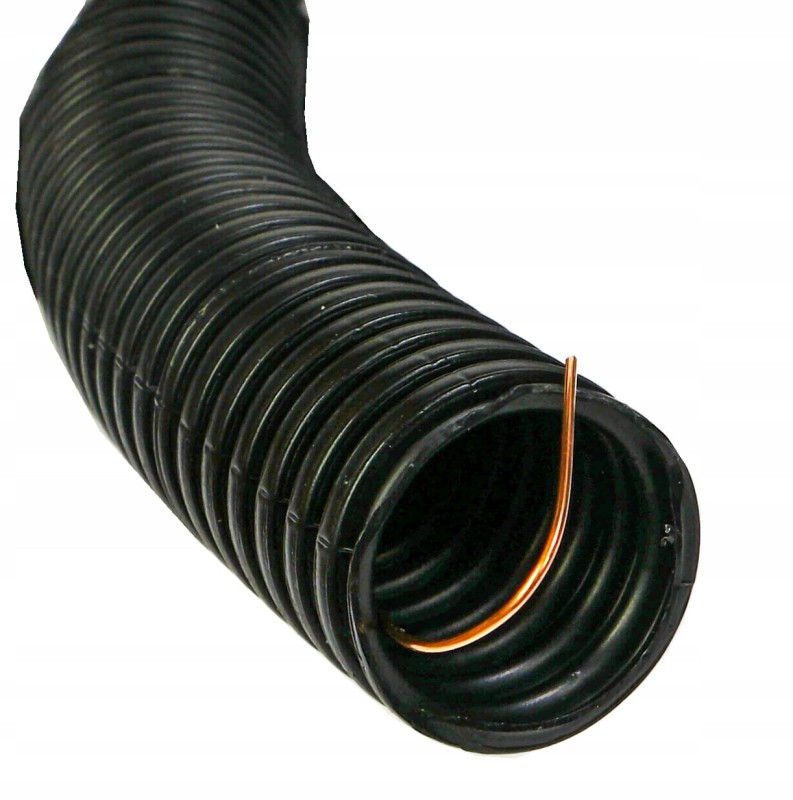 PESZEL rura karbowana PVC z pilotem FI 32mm 25m 750N UV FEPCT32