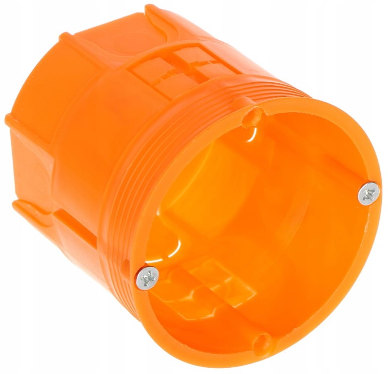 Puszka elektryczna podtynkowa z wkrętami Simet 61 x 63 x 61 mm Z60DFw