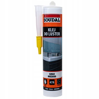 Soudal 47A KLEJ DO LUSTER mozaiki ODPORNY na WILGOĆ 280ML