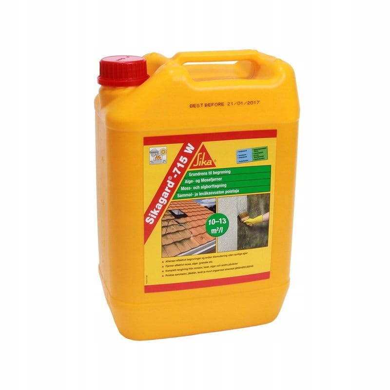 Sika SIKAGARD-715W ŚRODEK do CZYSZCZENIA usuwania MCHU porostów i glonów 5L