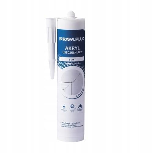 Uszczelniacz akrylowy BIAŁY 300ml Rawlplug