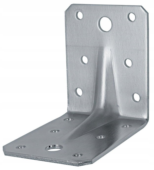 Złącze kątowe równoramienne wzmocnione - Kątownik ocynk Koelner 105x105x90mm