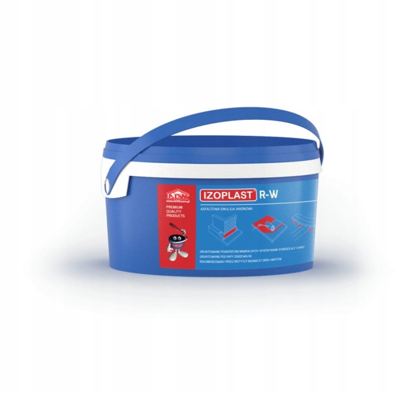 Izoplast R-W Izolacja, masa bitumiczna, grunt do betonu, gładzi cementowej