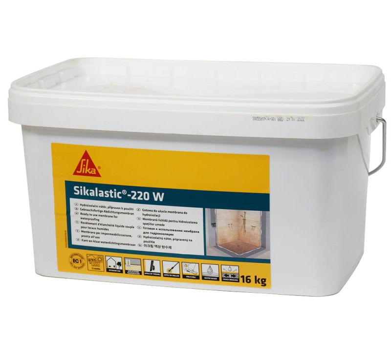 Najlepsza FOLIA W PŁYNIE SIKA SIKALASTIC 220W do płytek i łazienek 16 KG