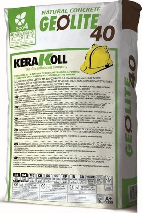 Kerakoll Zaprawa Geolite 40 szybka naprawa betonu 25kg