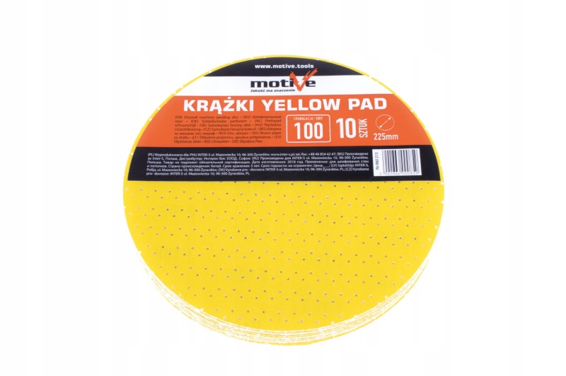 Krążki Yellow Pad 60 (225mm) Motive