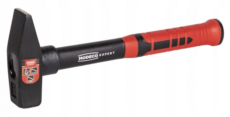 Młotek ślusarski fiberglass 1kg z stali węglowej MODECO EXPERT