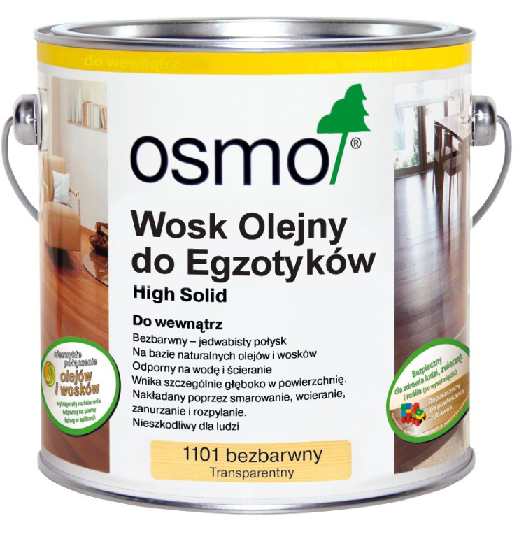 Osmo Wosk Olejny do Egzotyków 1101 BEZBARWNY