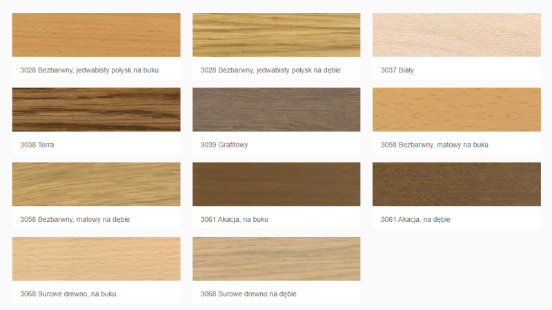 Osmo TOP-OLEJ do blatów kuchennych i mebli 0,5L KOLORY