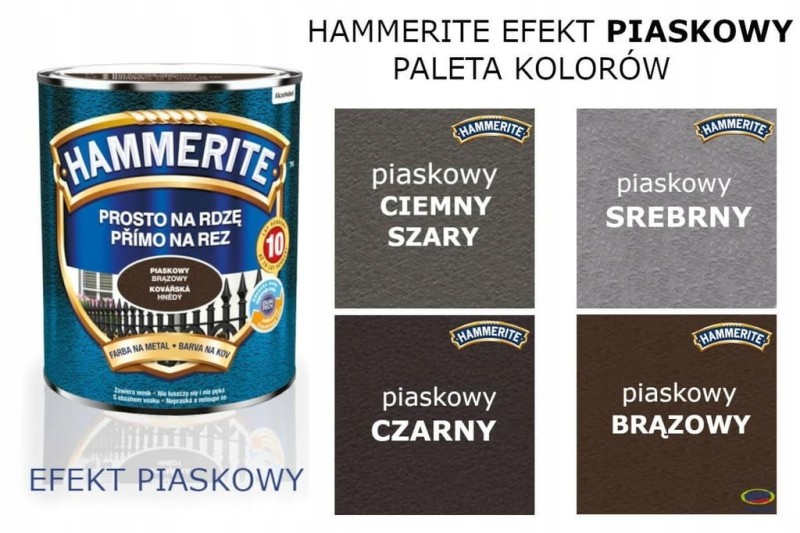 Hammerite - efekt piaskowy paleta.jpeg
