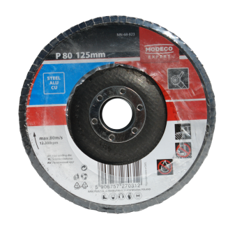 Ściernica listkowa talerzowa MODECO EXPERT 125mm P100