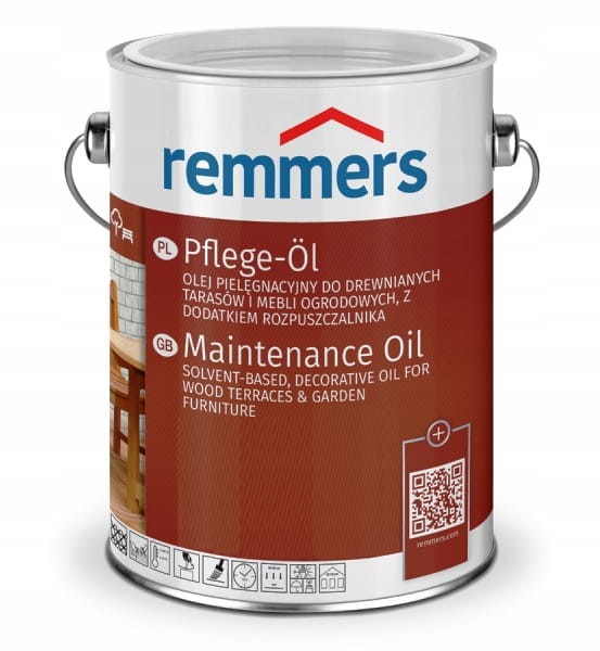 Remmers Pflege-Ol Olej do drewna, tarasu, desek - FarbyDoDrewna.pl sklep online