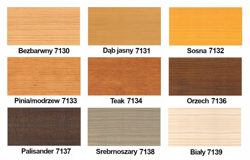 Dostępne kolory REMMERS MSL-45