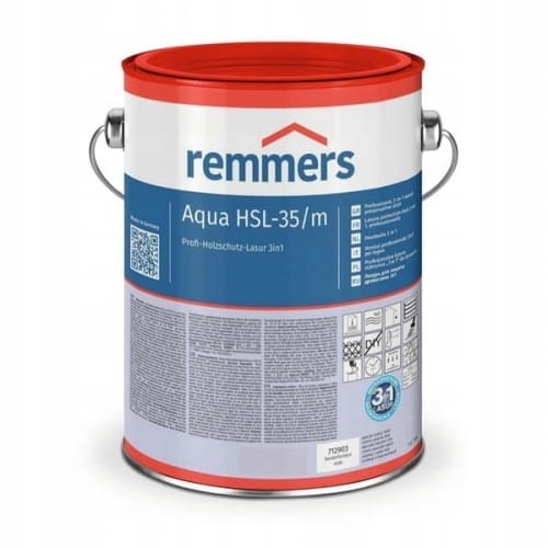 Remmers Aqua HSL-35 Szybkoschnąca lazura do drewna wodna