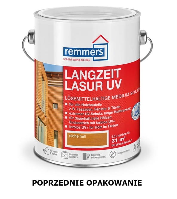 REMMERS Lanzgeit Lasur LAKIEROBEJCA dekoracyjna z filtrem UV 0,75L