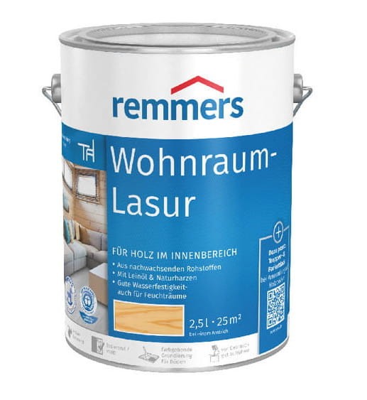 Remmers Wohnraum-Lasur LAZURA woskowa do wnętrz 0,75L
