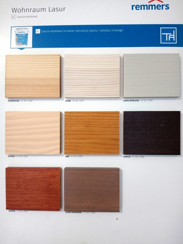 Remmers Wohnraum-Lasur LAZURA woskowa do wnętrz 0,75L