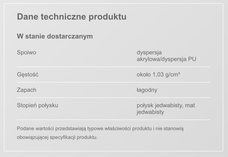 Remmers Lakier do Schodów i parkietu Treppen&Parkettlack BEZBARWNY POŁYSK JEDWABISTY DANE.png