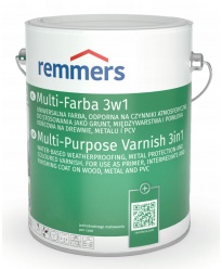 REMMERS MULTI-FARBA 3in1 Farba ochronna 3w1 do drewna, metalu i żelaza 0,75L